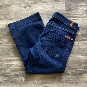 7 for all mankind crop dojo pants. Size 27